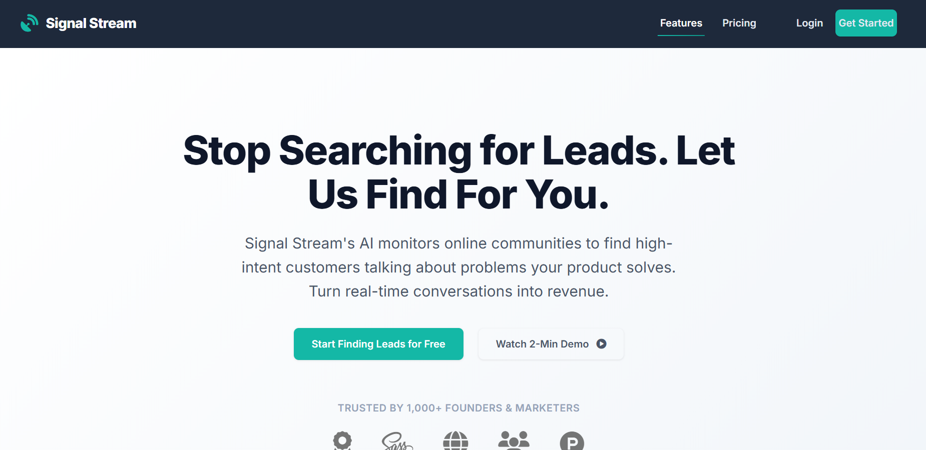 SignalStream: AI-Powered B2B Lead Generation Platform